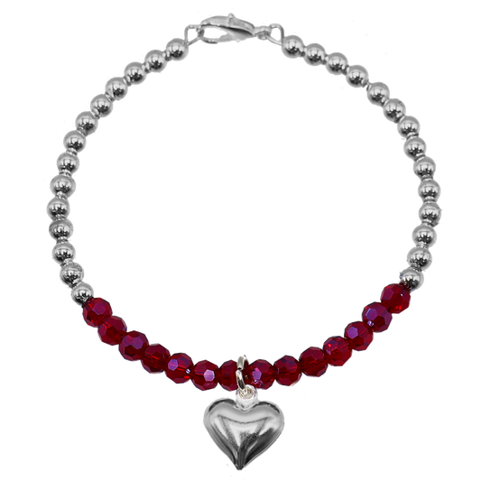 Crystal Charm Bangle