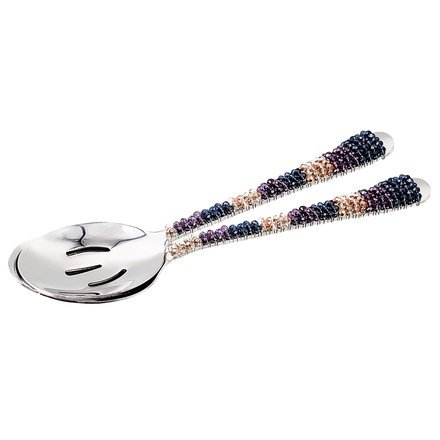 Crystal Salad Spoons