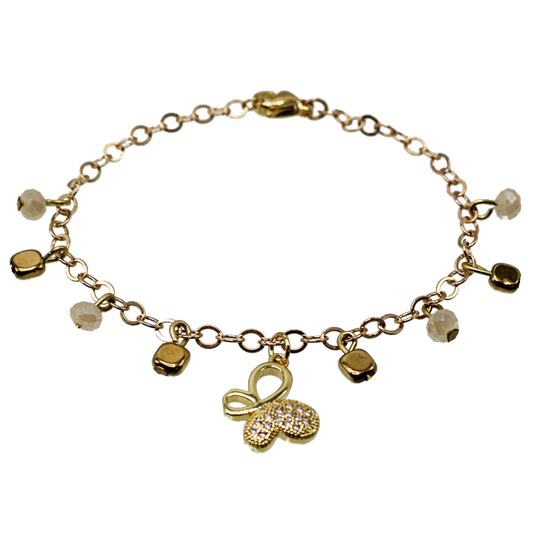 CZ Butterfly Bracelet