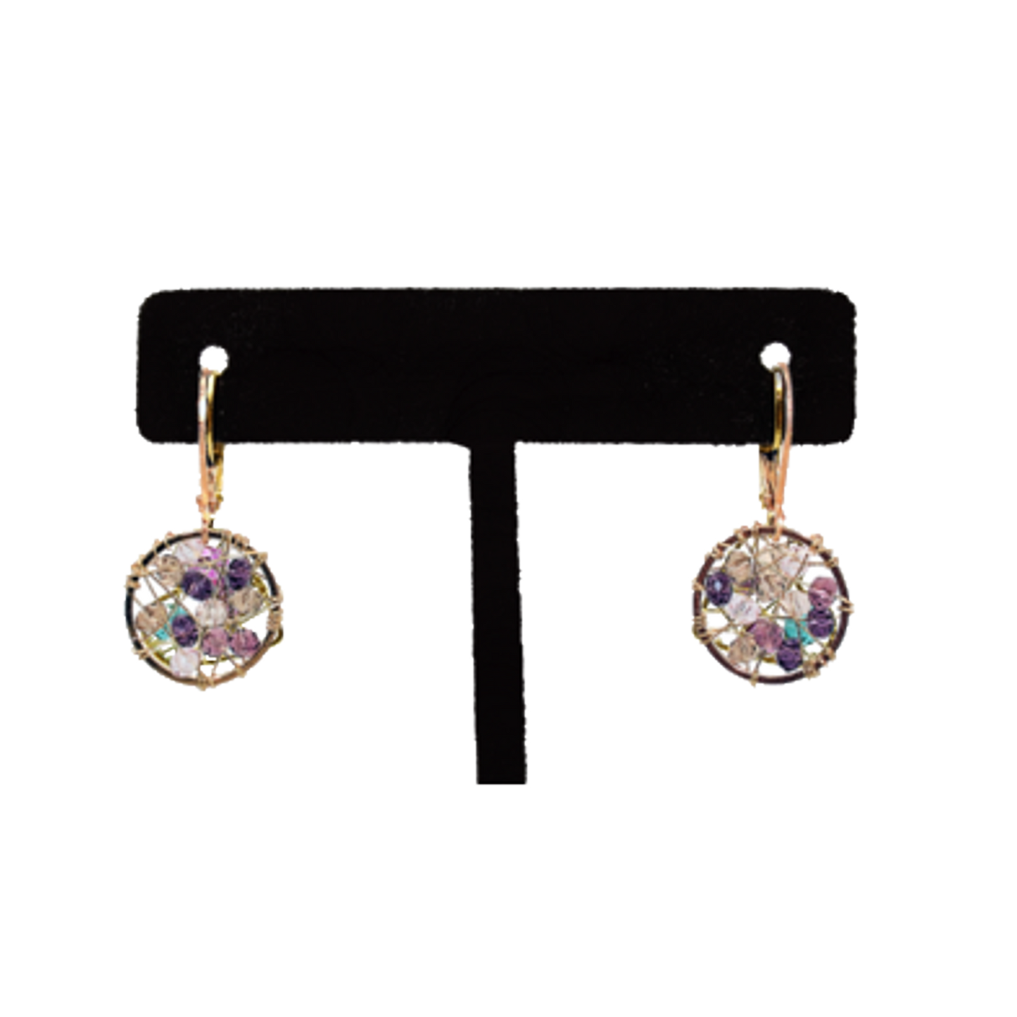 Circle Pinwheel Earrings