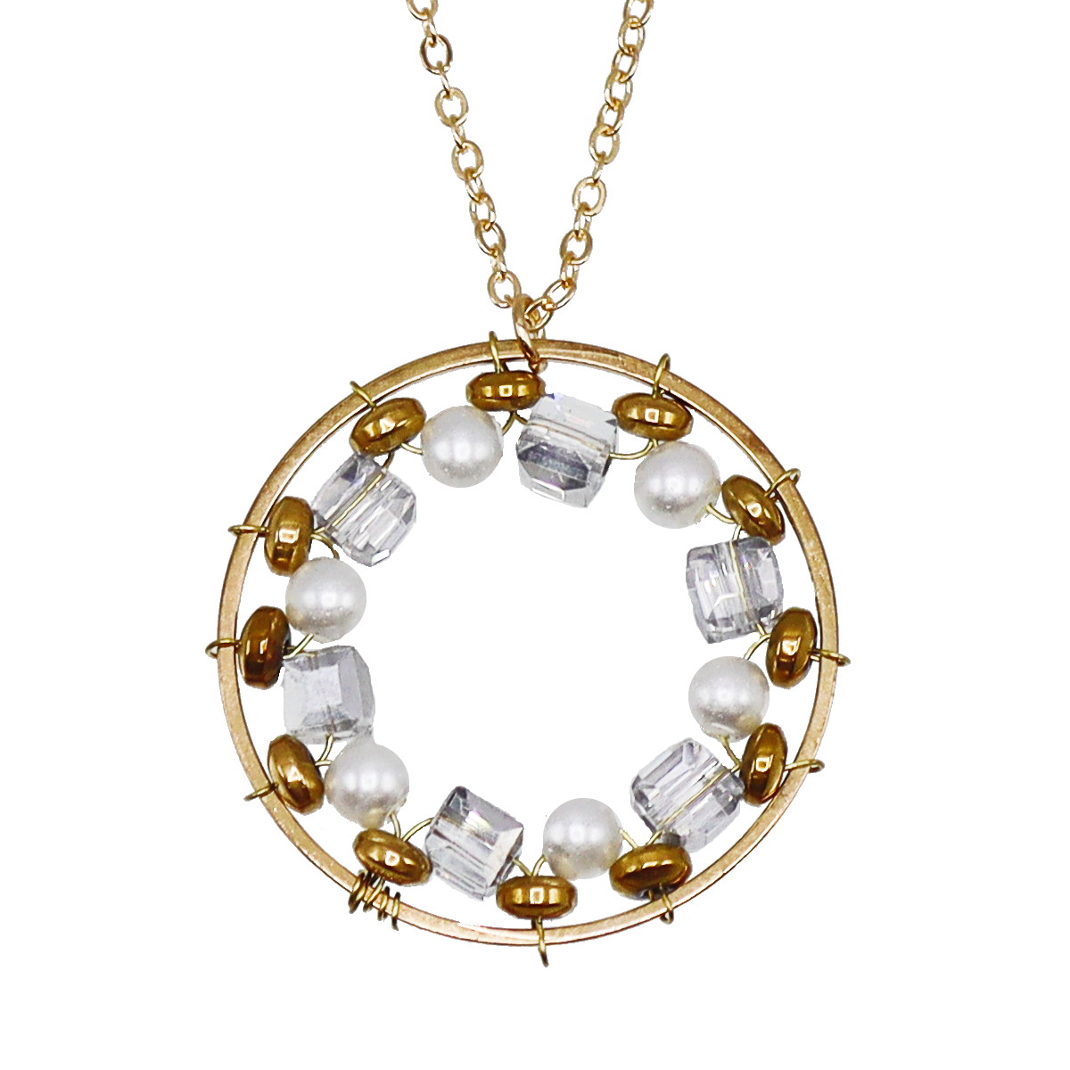 Circle Square Pendant