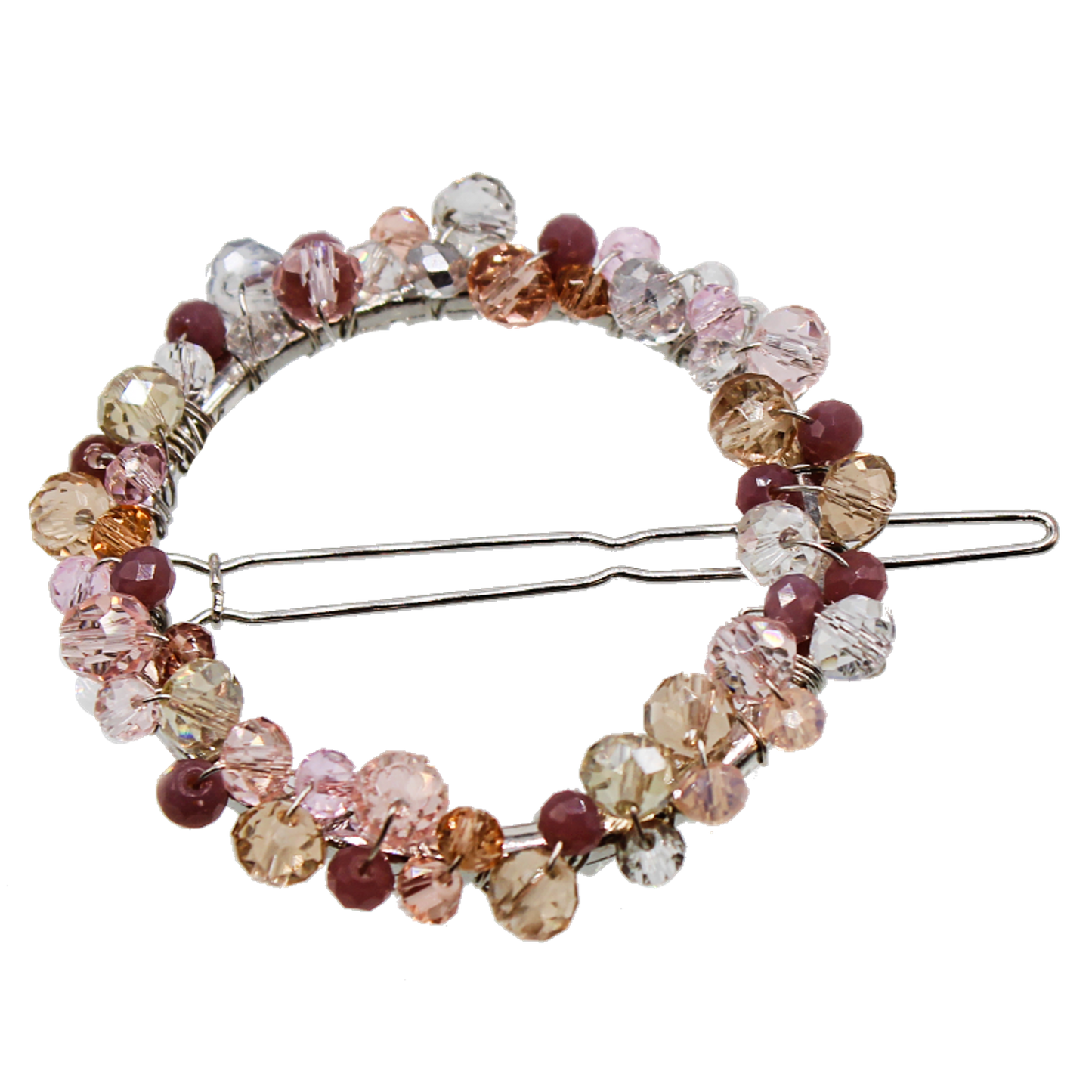 Crystal Wreath Clip