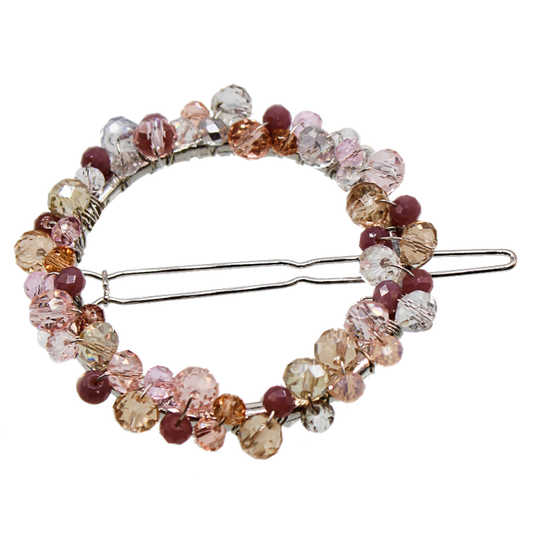 Crystal Wreath Clip