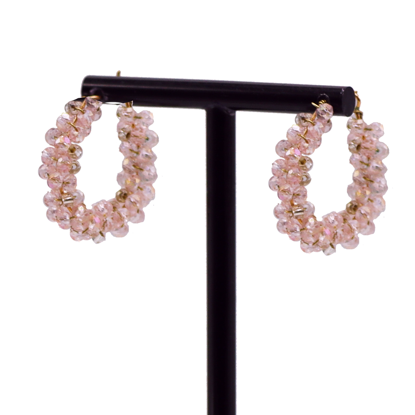 Crystal Wreath Hoops