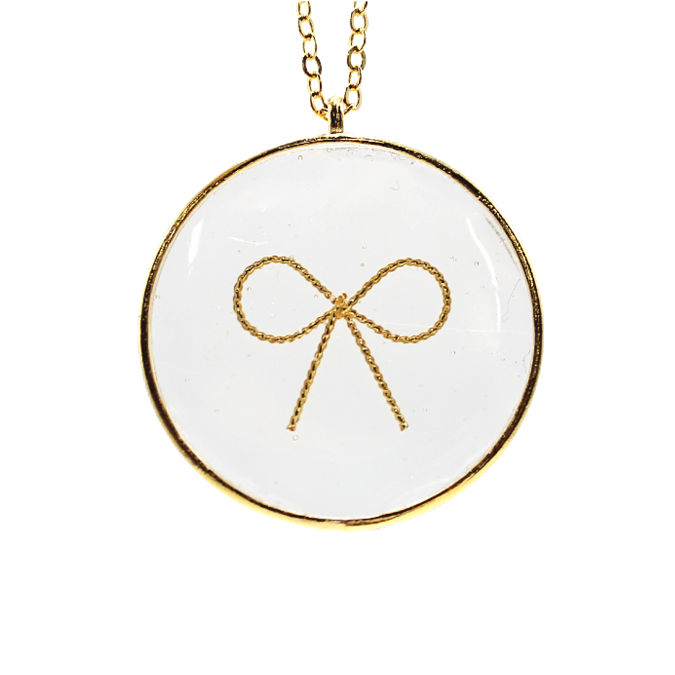 Floating Bow Pendant