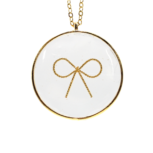 Floating Bow Pendant
