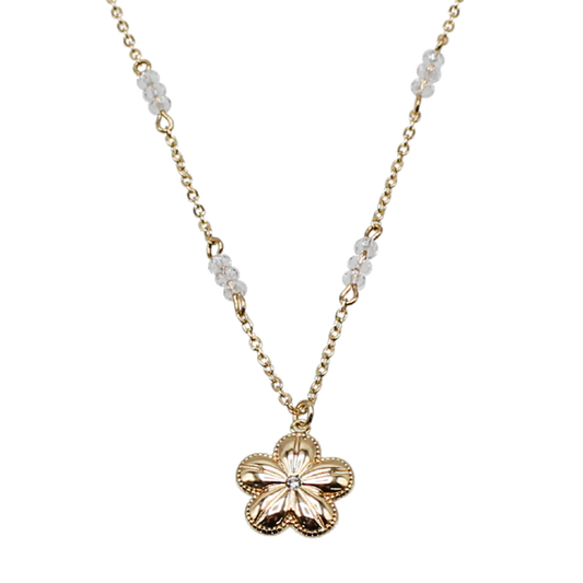 CZ Flower Necklace