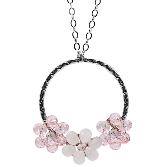 Crystal Flower Pendant
