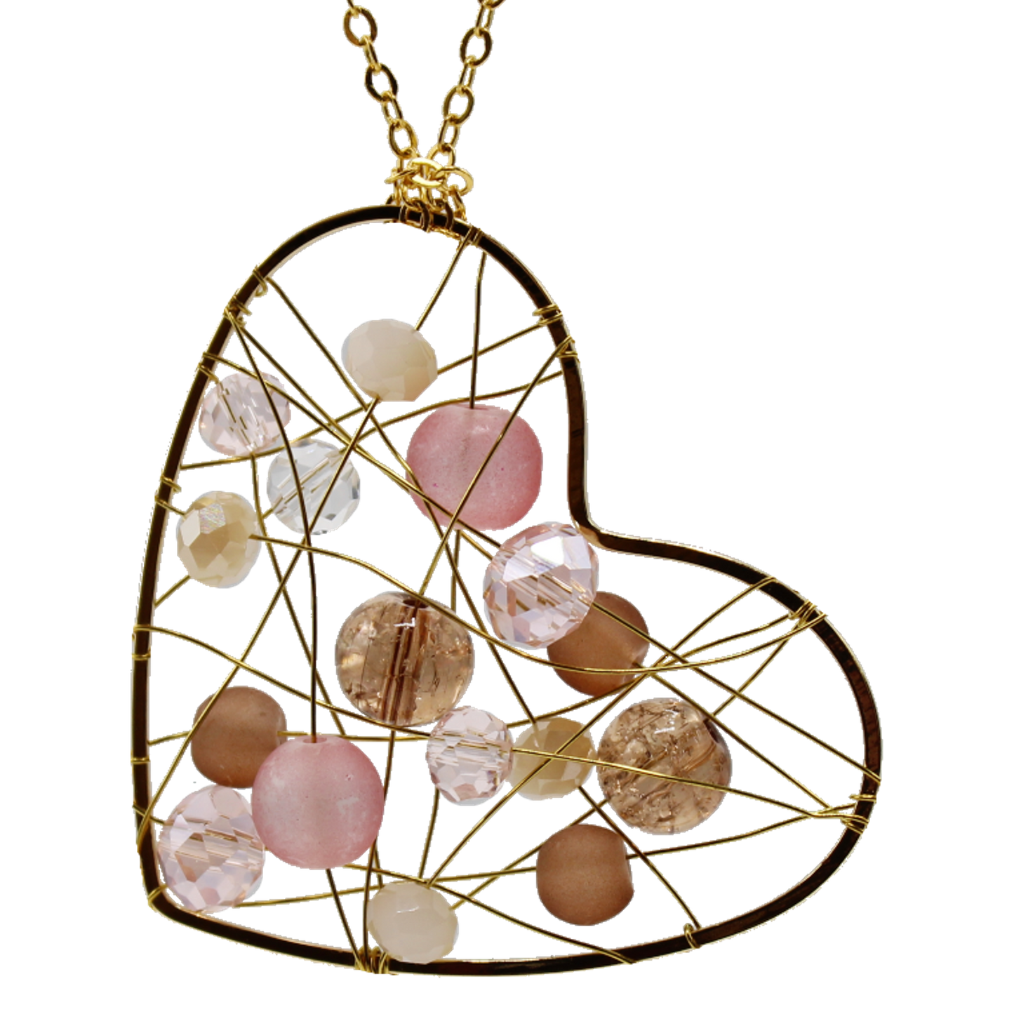 Gold Heart Pinwheel
