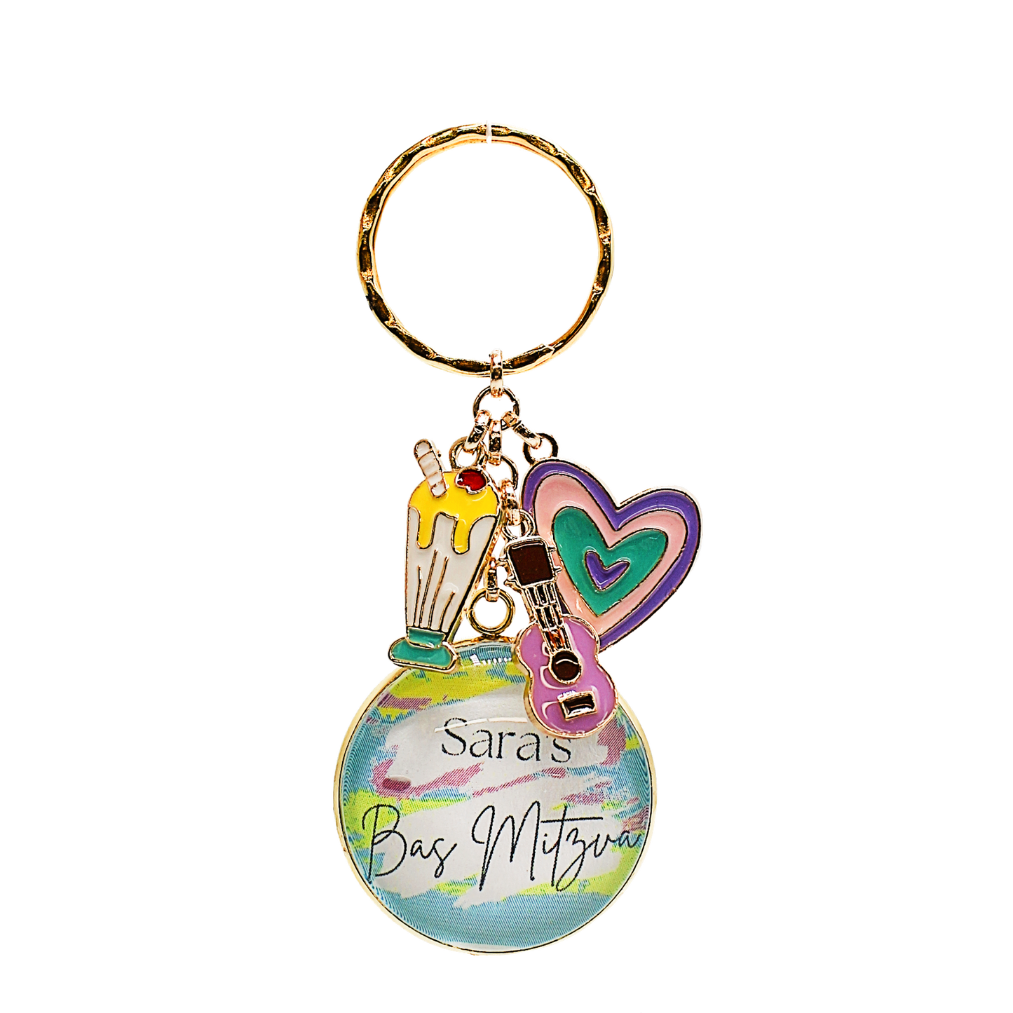 Logo Charm Keychain