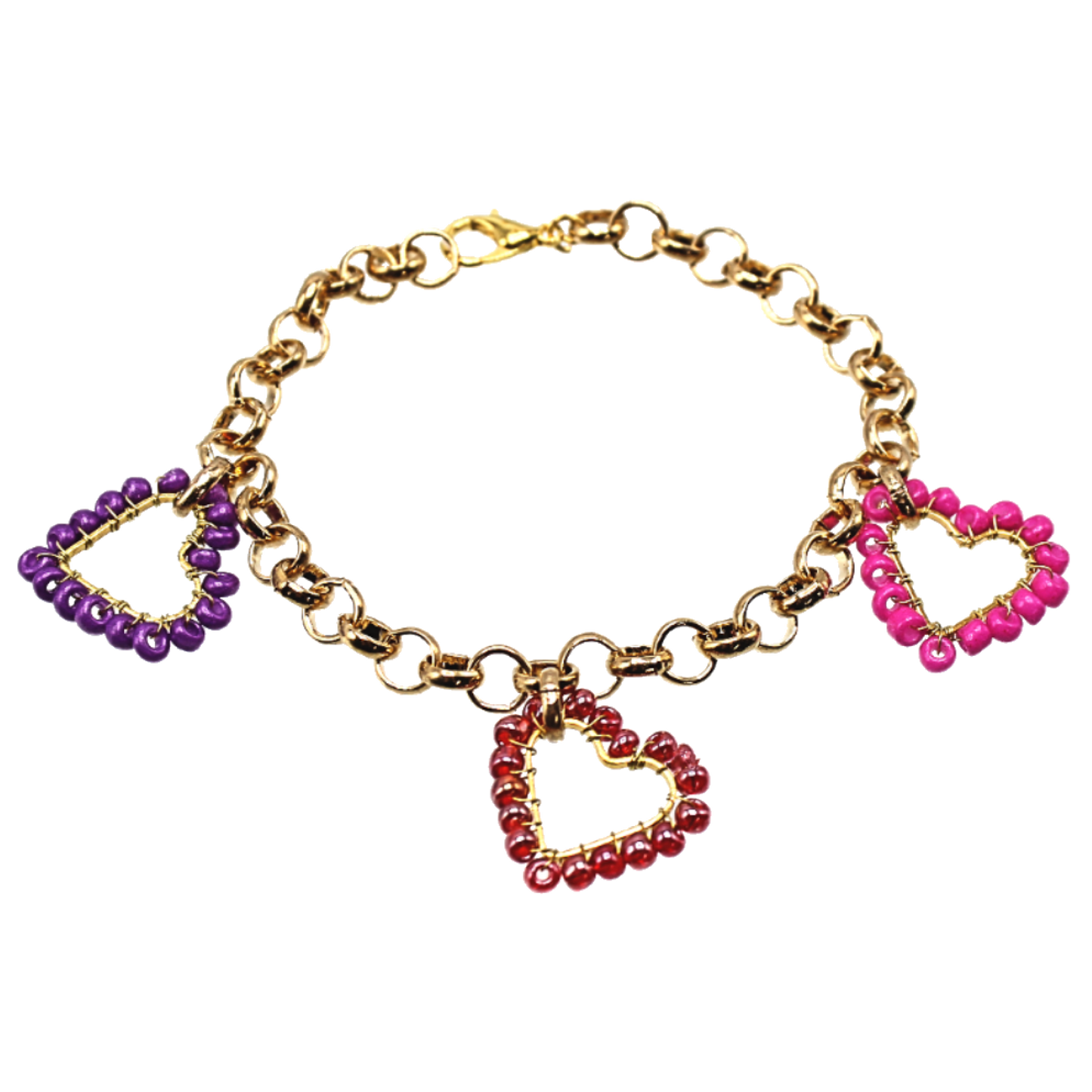 Heart Charm Bracelet
