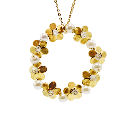 Gold Flower Necklace