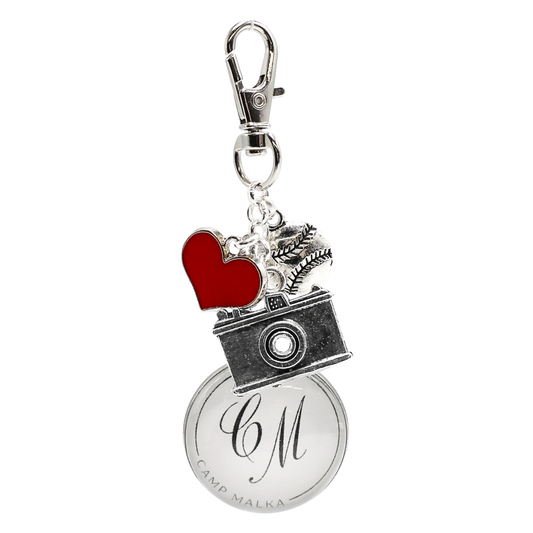 Logo Hook Charm Keychain
