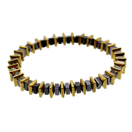 Two Toned Mixed Metal Bracelet