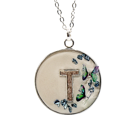 Butterfly Monogram Necklace