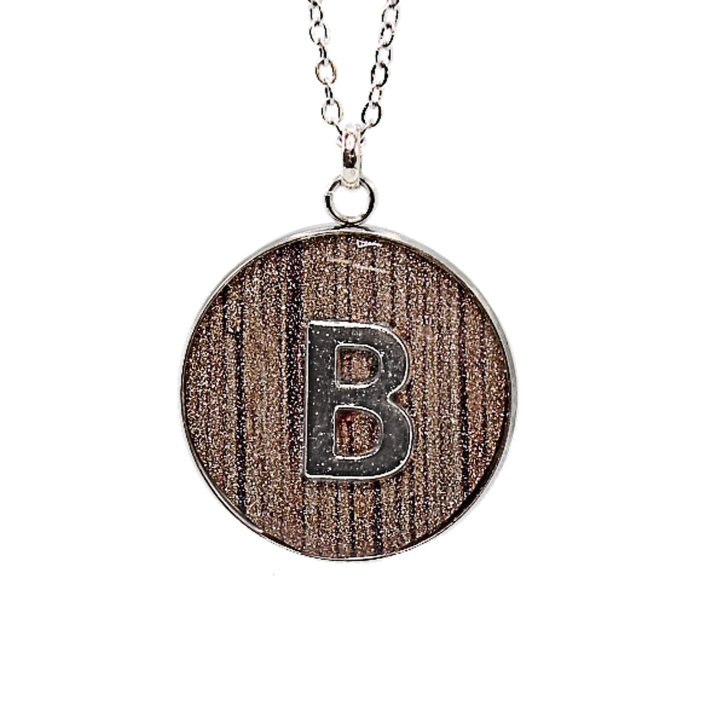 Glitter Monogram Pendant