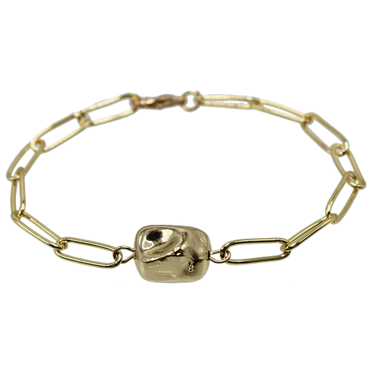 Paperclip Nugget Bracelet