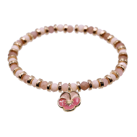 Two Tone Flower Bracelet