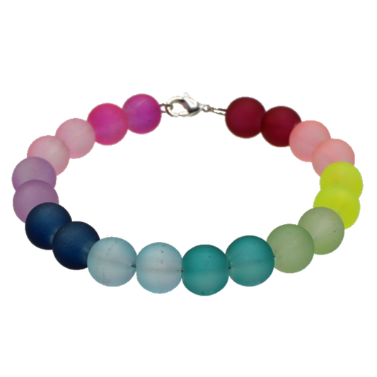 Frosted Glass Bangle