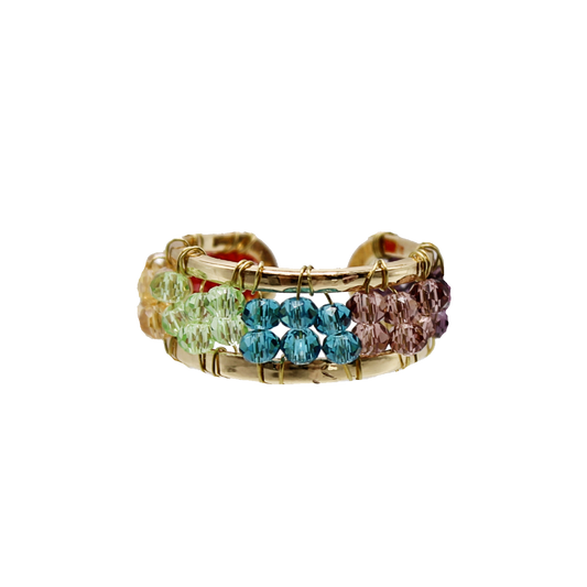 Rainbow Cuff Ring