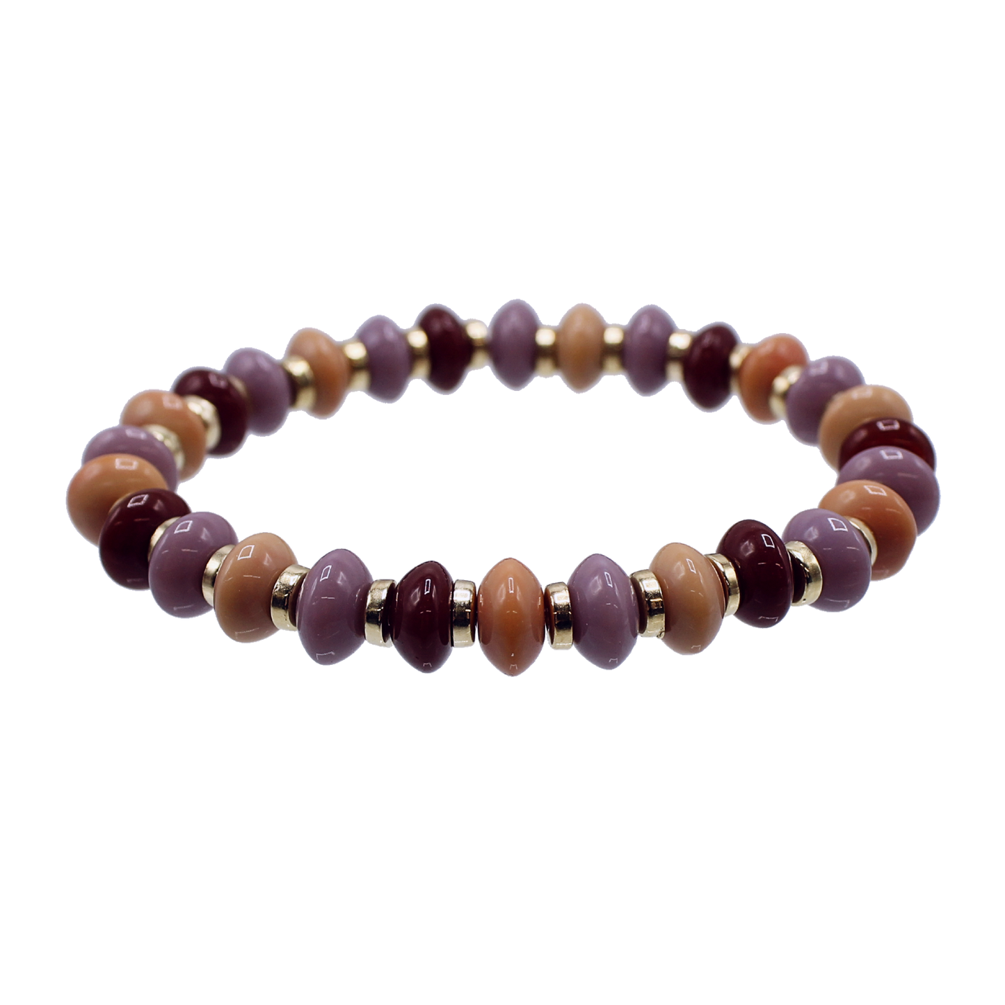 Glass Rondelle Bracelet