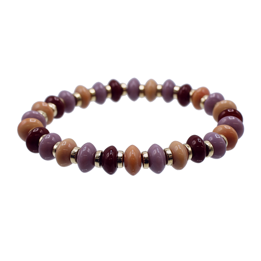 Glass Rondelle Bracelet
