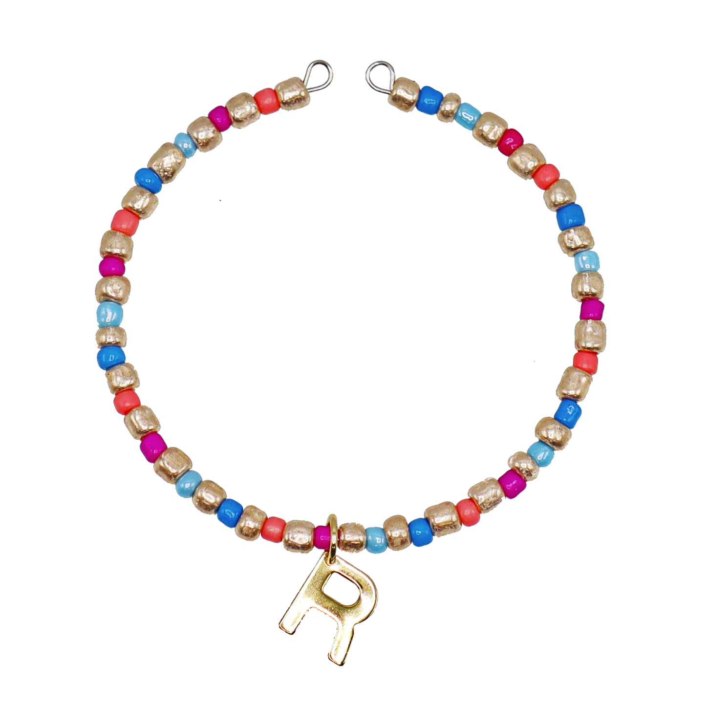 Seed Bead Monogram Bracelet