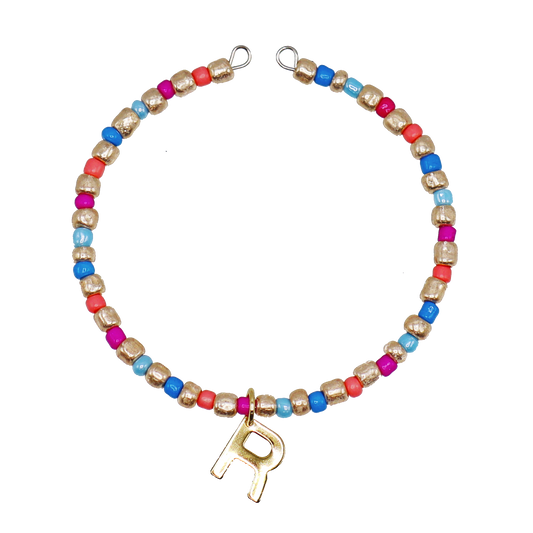 Seed Bead Monogram Bracelet
