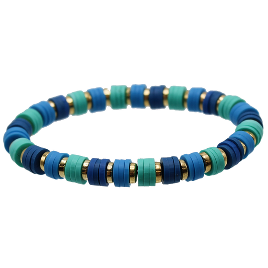 Striped Gold Bangle