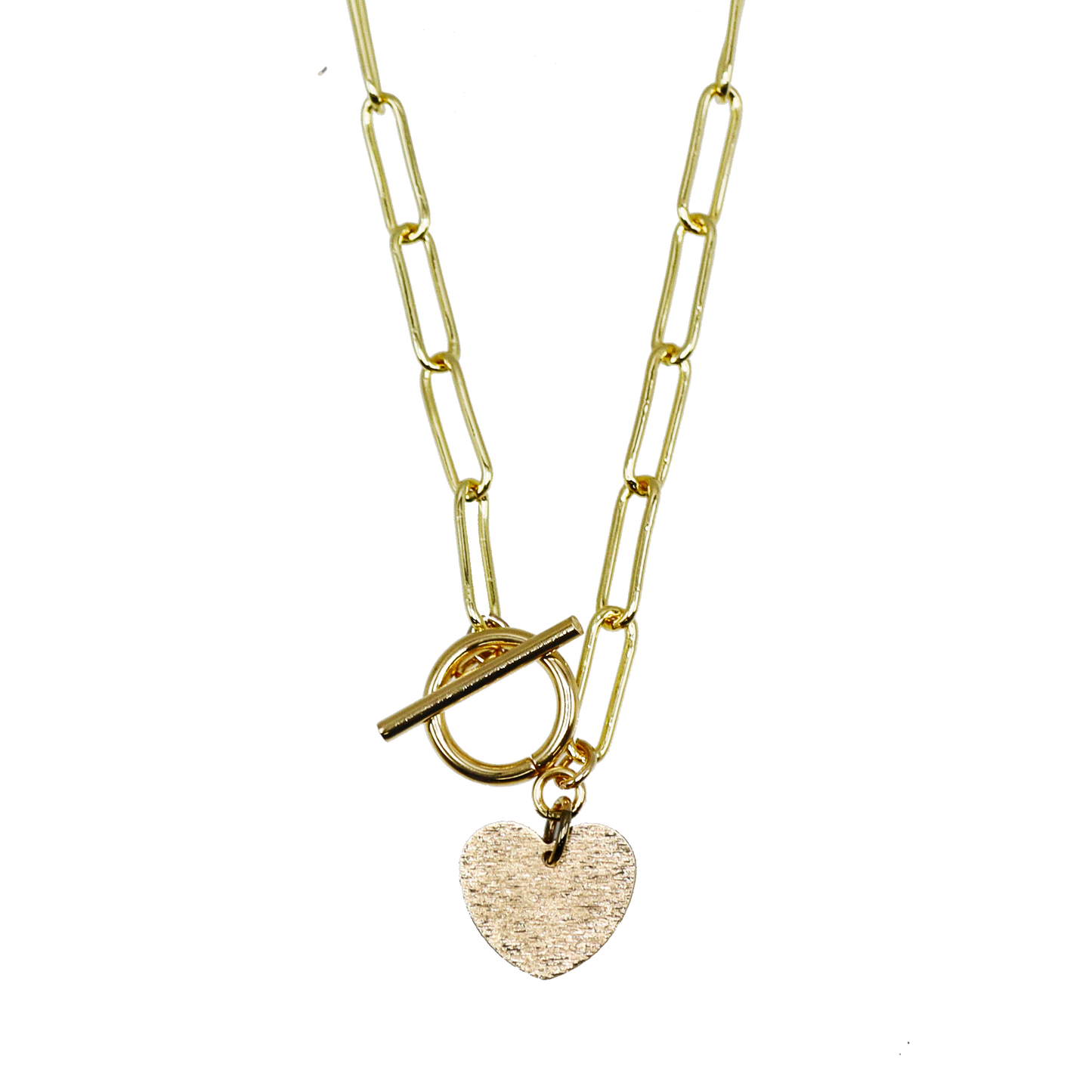 Paperclip Heart Pendant