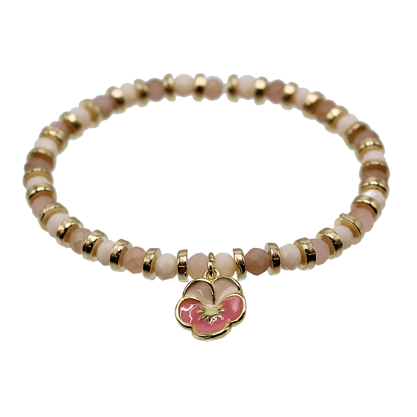 Beaded Flower Bracelet
