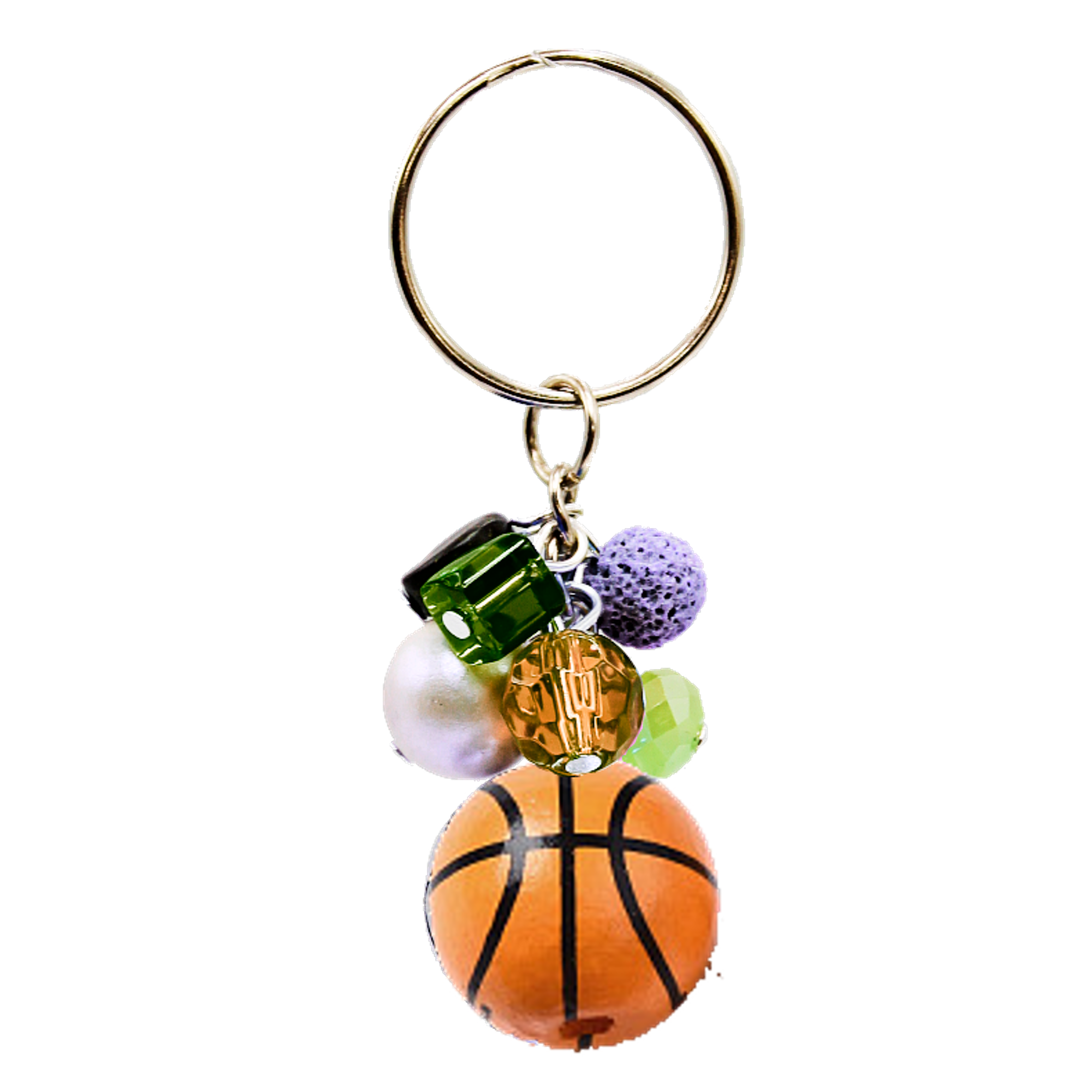 Basektball Keychain Basketball Keychain – The Beadery