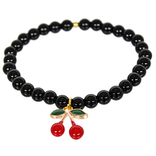 Cherry Beaded Bracelets