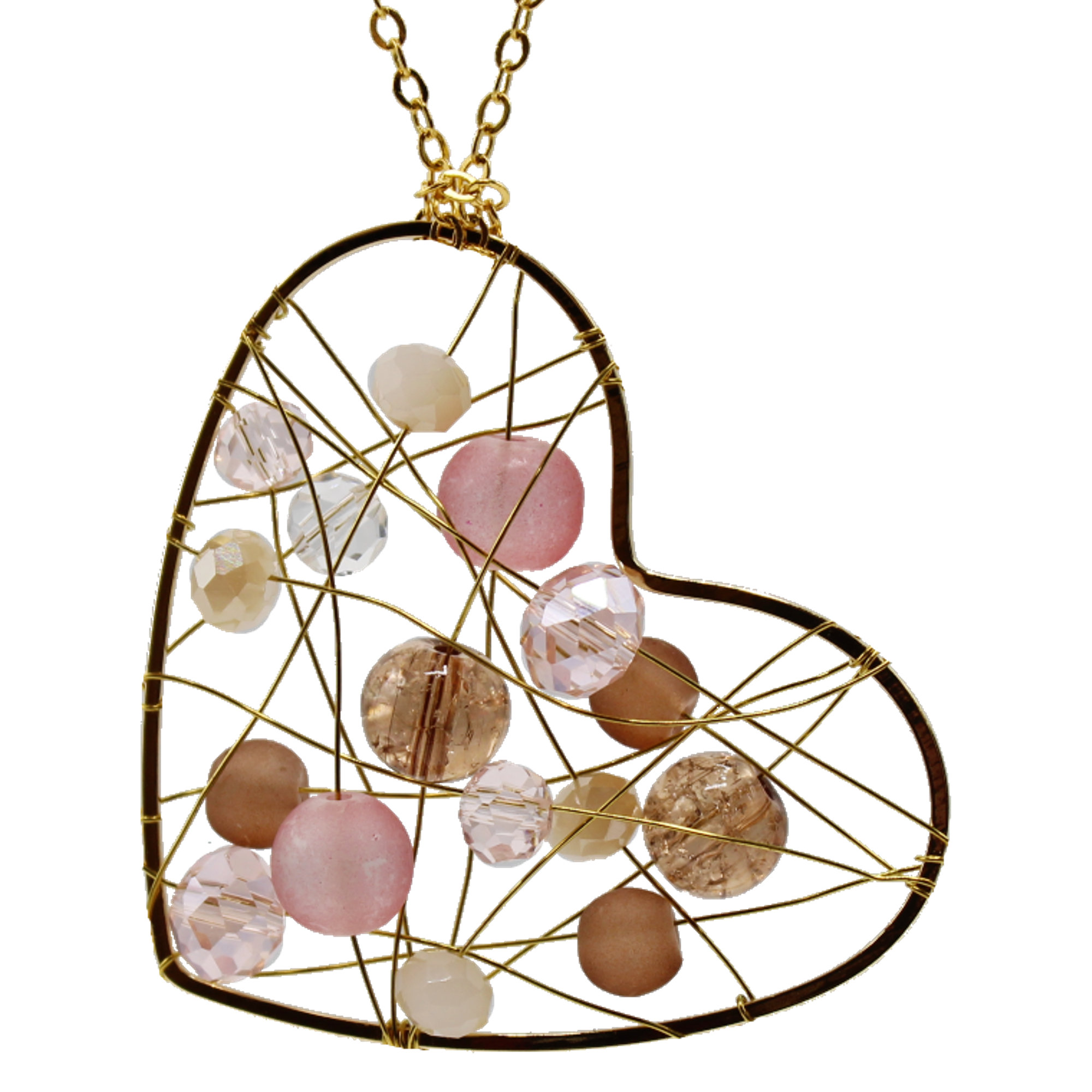 Gold Heart Pinwheel – The Beadery