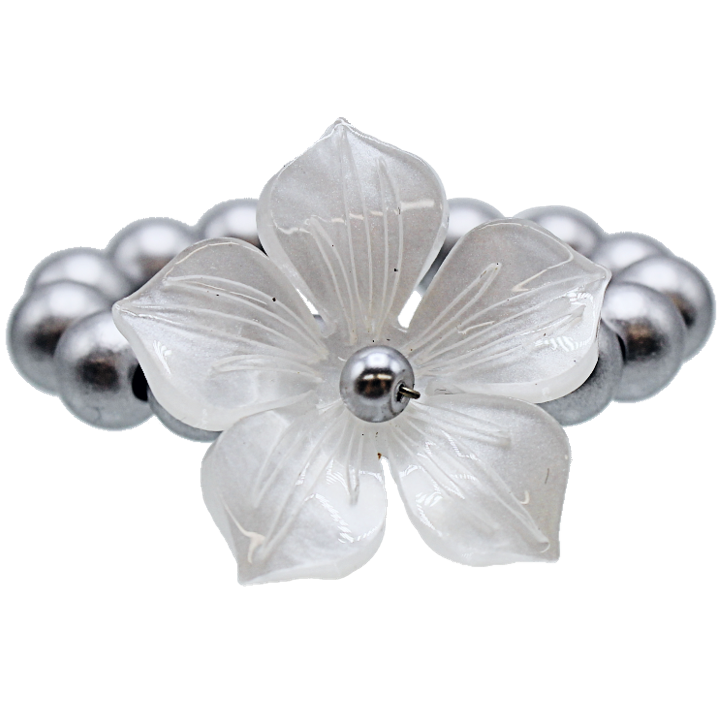 Silver Pearl Napkin Ring