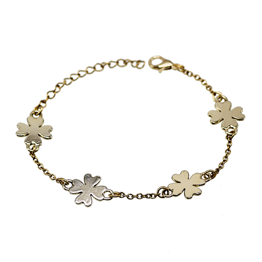 Gold Clover Bracelet
