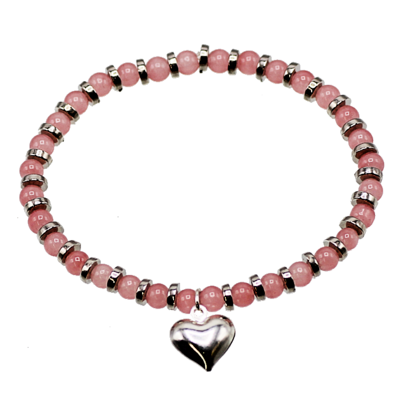 Pink Heart Bracelet