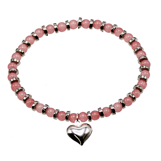 Pink Heart Bracelet