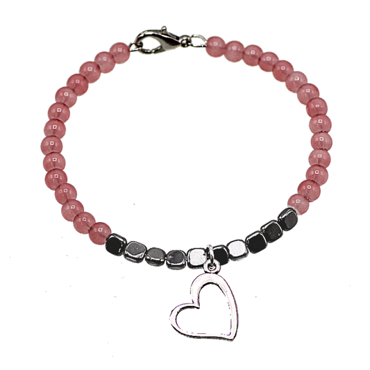 Heart and Square Bangle
